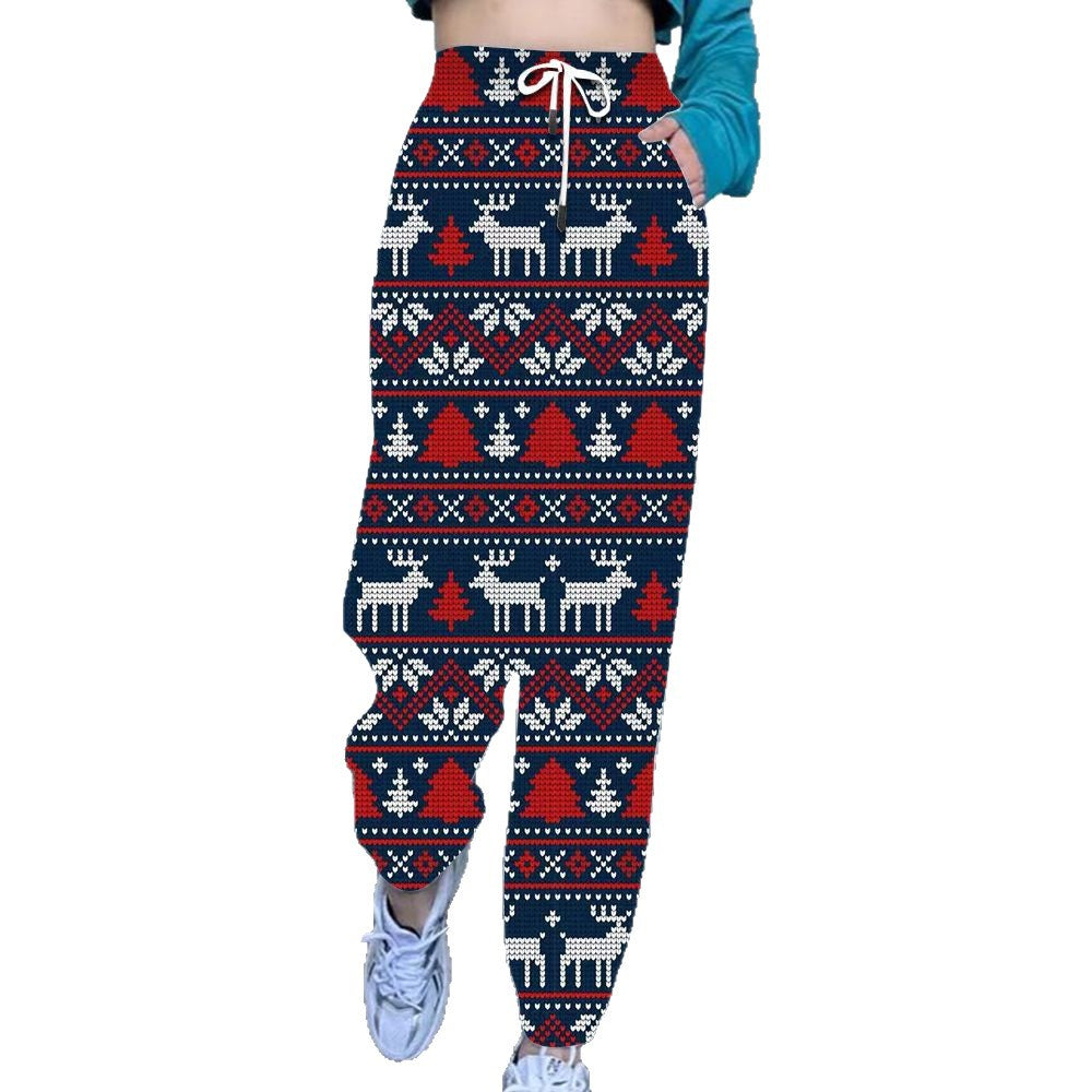Women Patterned Leisure Pants Mune Fashion