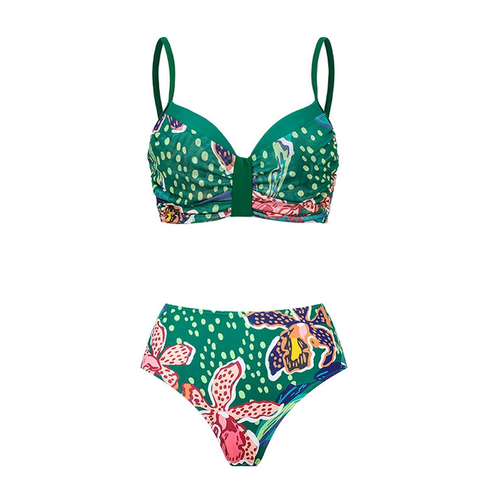 Women's swimsuit set with colorful pattern Mune Fashion
