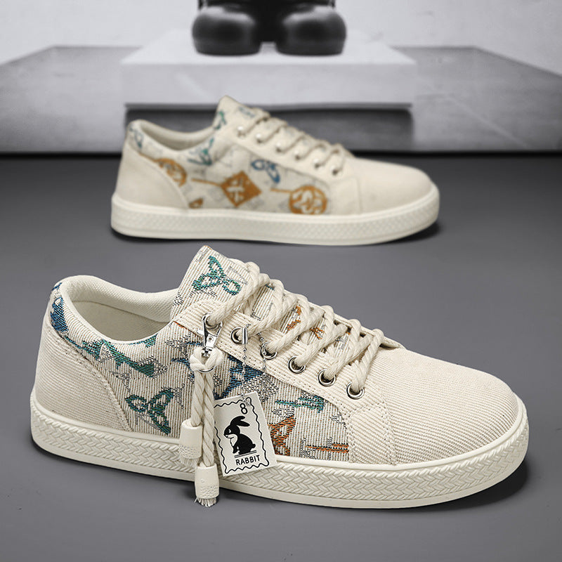 Women's Fashion Sneakers with Unique Textile Design Mune Fashion