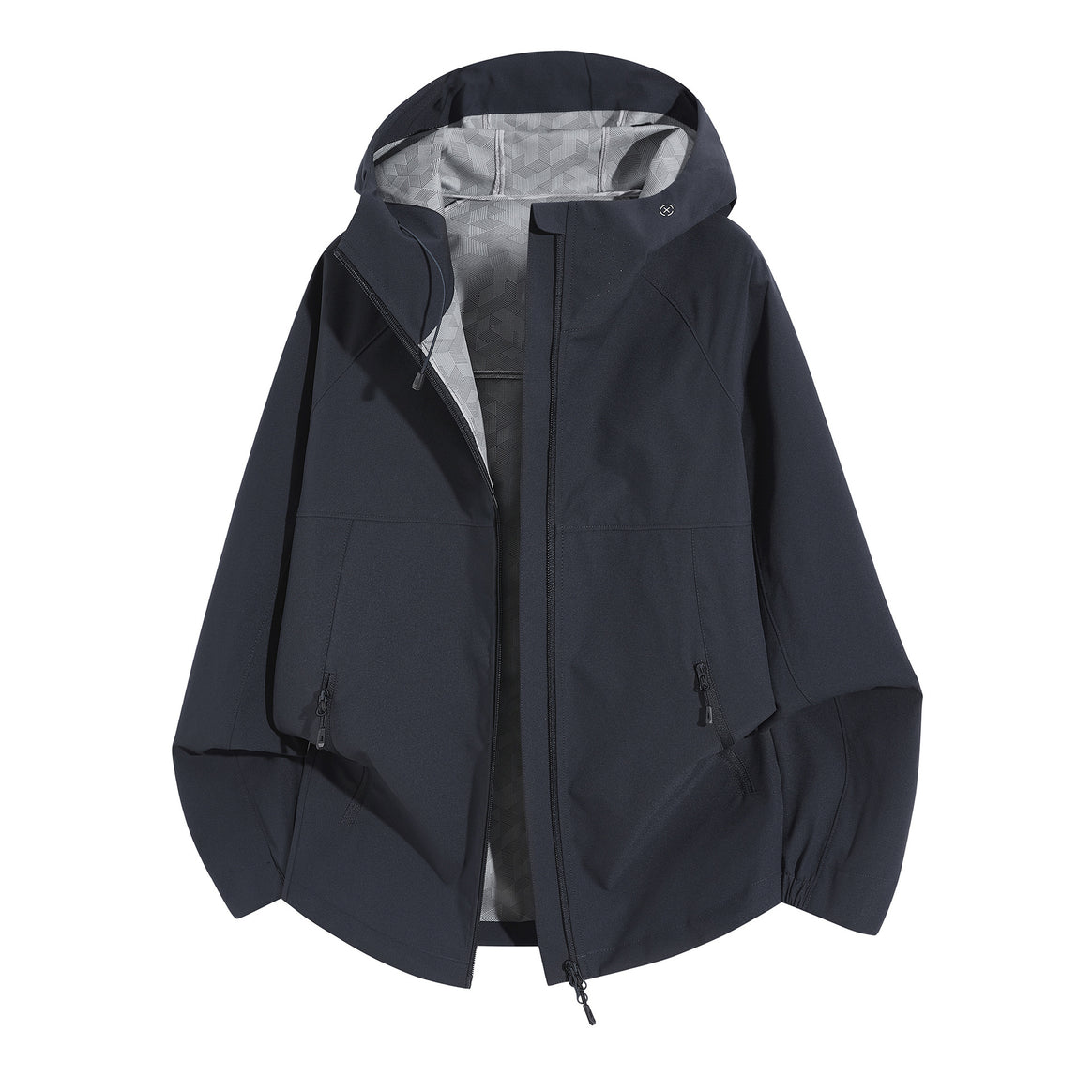 Women's Weatherproof Hooded Jacket with Ventilated Collar Mune Fashion