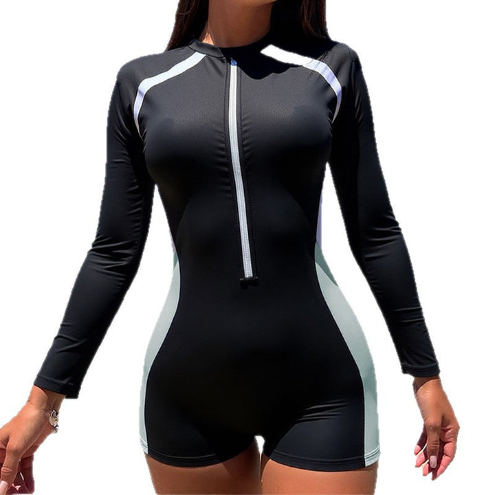 Women's swimsuit with zipper and long sleeves Mune Fashion