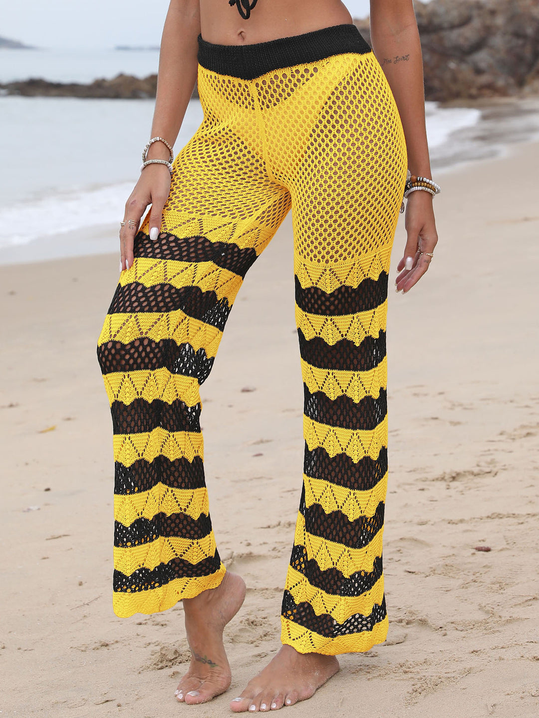 Women's Crocheted Beach Pants Mune Fashion