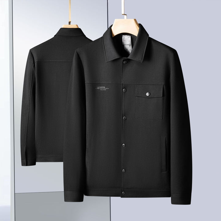 Men's transitional jacket in workwear style with snap buttons Mune Fashion