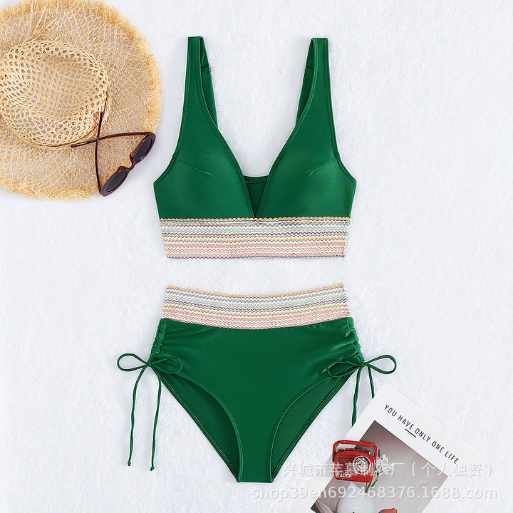 Women's High-Cut Sport Bikini Mune Fashion