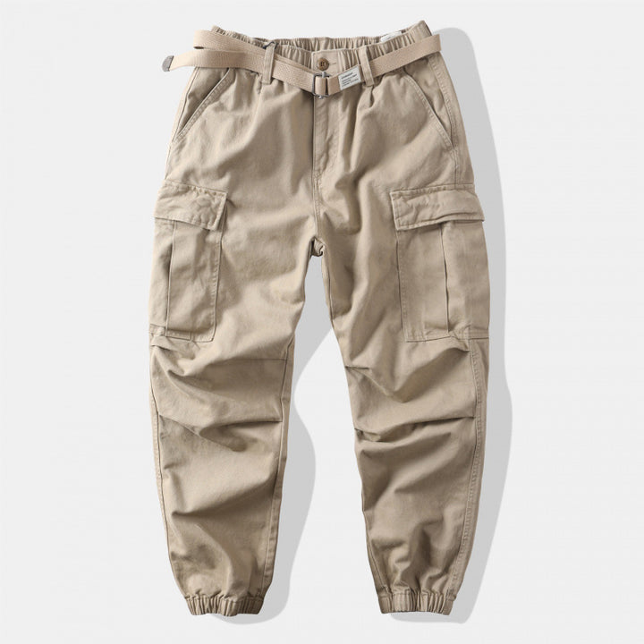 Men's cargo pants with adjustable waistband and practical pockets Mune Fashion