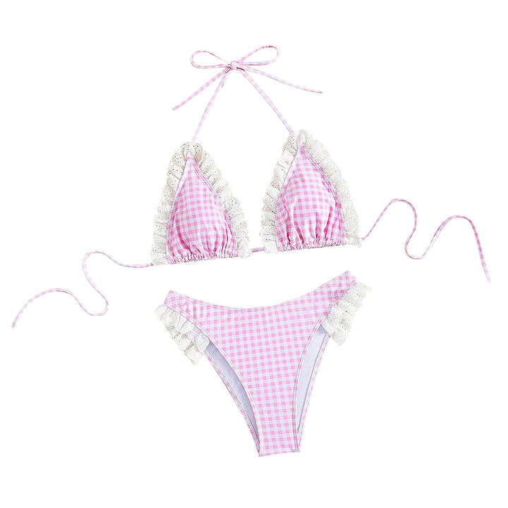 Ladies Triangle Bikini with Ruffles Mune Fashion