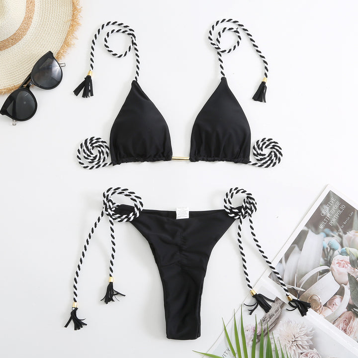 Women Triangle Bikini Set Mune Fashion