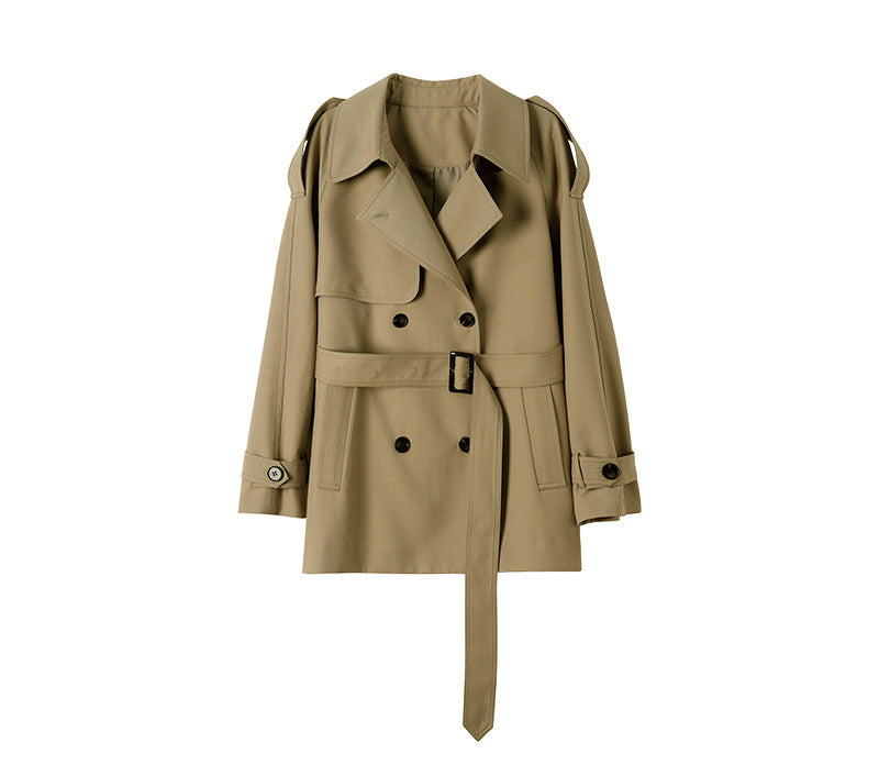 Women Fashionable Trench Coat with Tailored Cut Mune Fashion