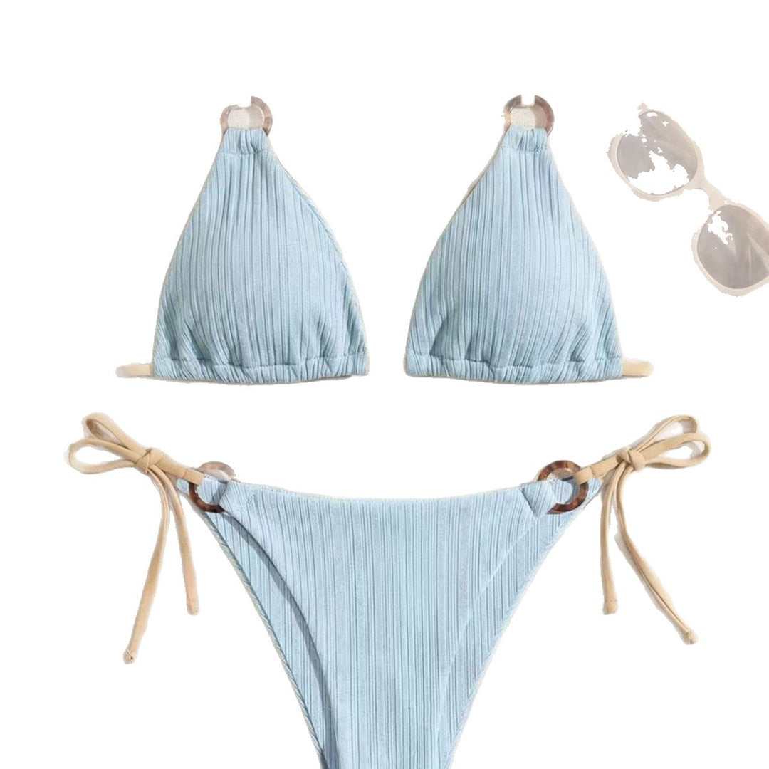 Ladies triangle bikini with adjustable strap Mune Fashion