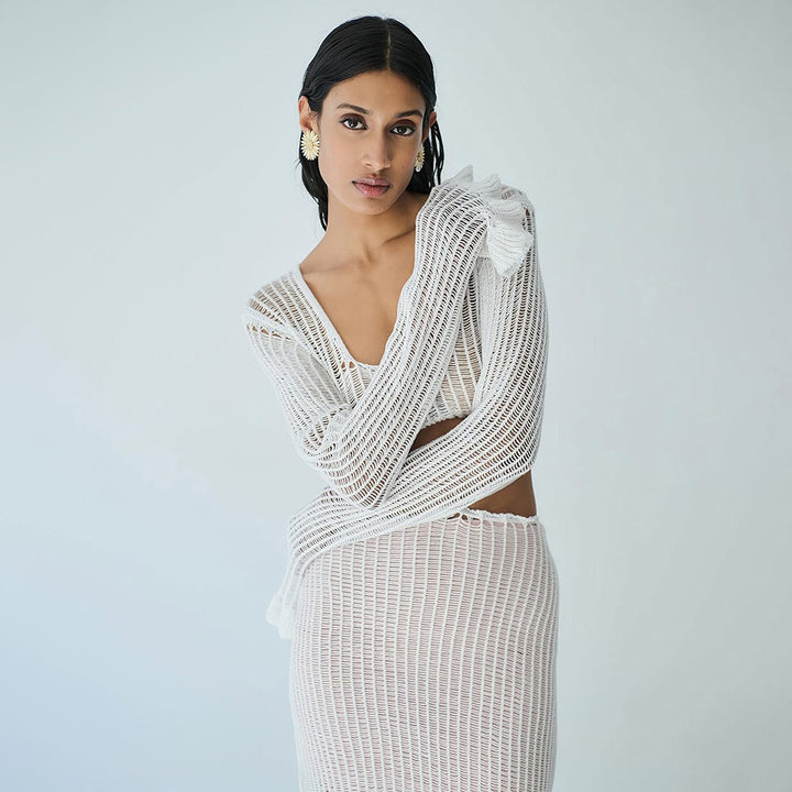 Ladies elegant and translucent beach set Mune Fashion