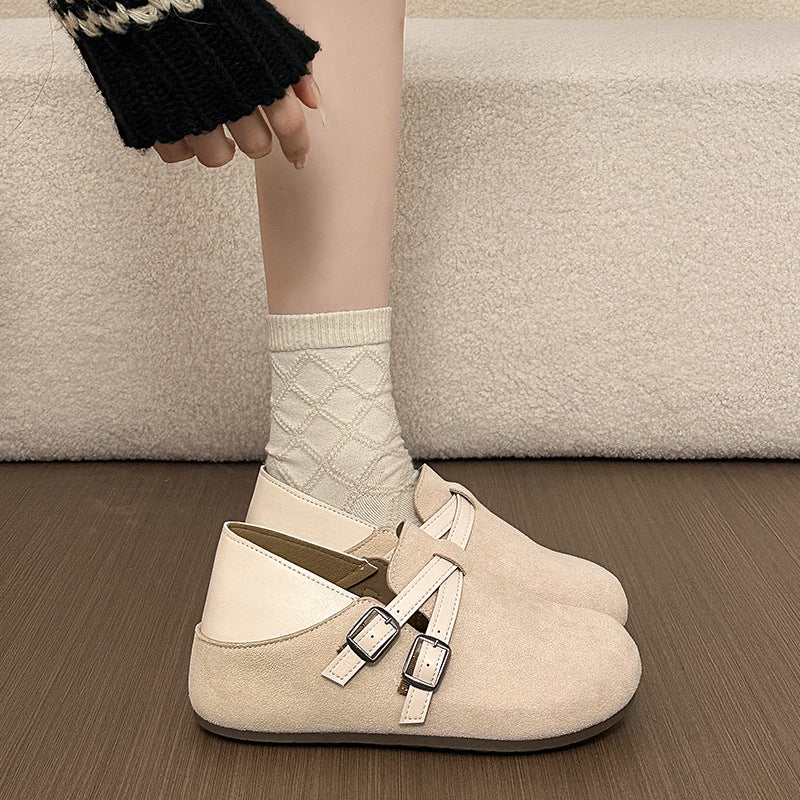 Women Comfortable Clogs with Double Strap Mune Fashion