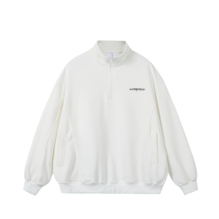 Unisex Oversize-Halfzip-Sweatshirt made of French Terry with Stand-up Collar Mune Fashion