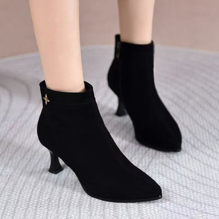 Women Elegant and Stylish Ankle Boots Mune Fashion