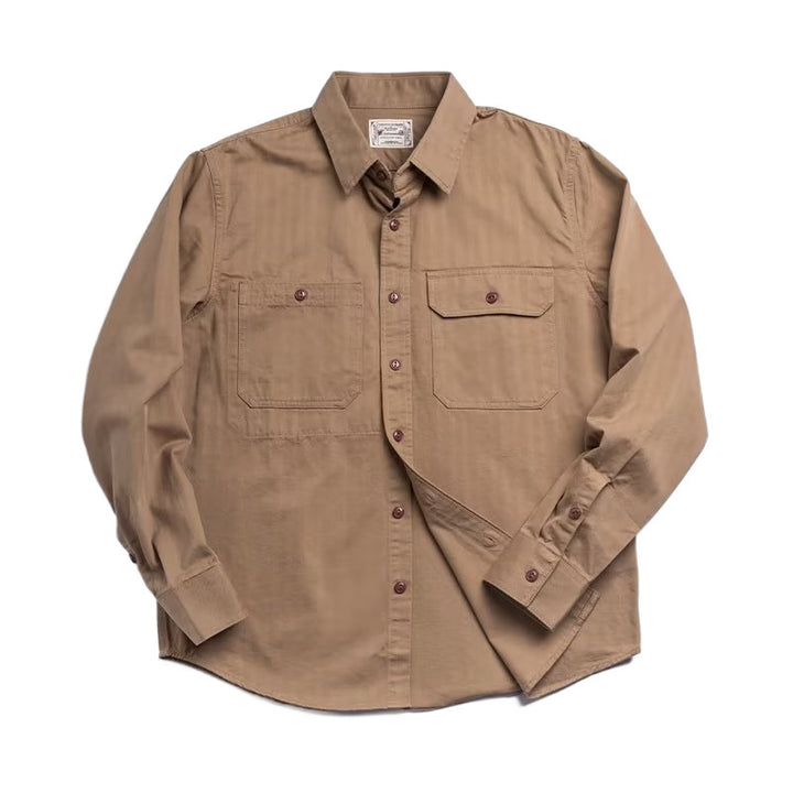Men's Utility Shirt with Chest Pockets Mune Fashion