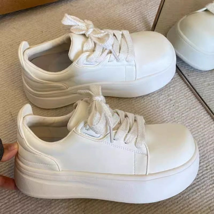 Women's Platform Sneakers with Comfortable Cushioning Mune Fashion