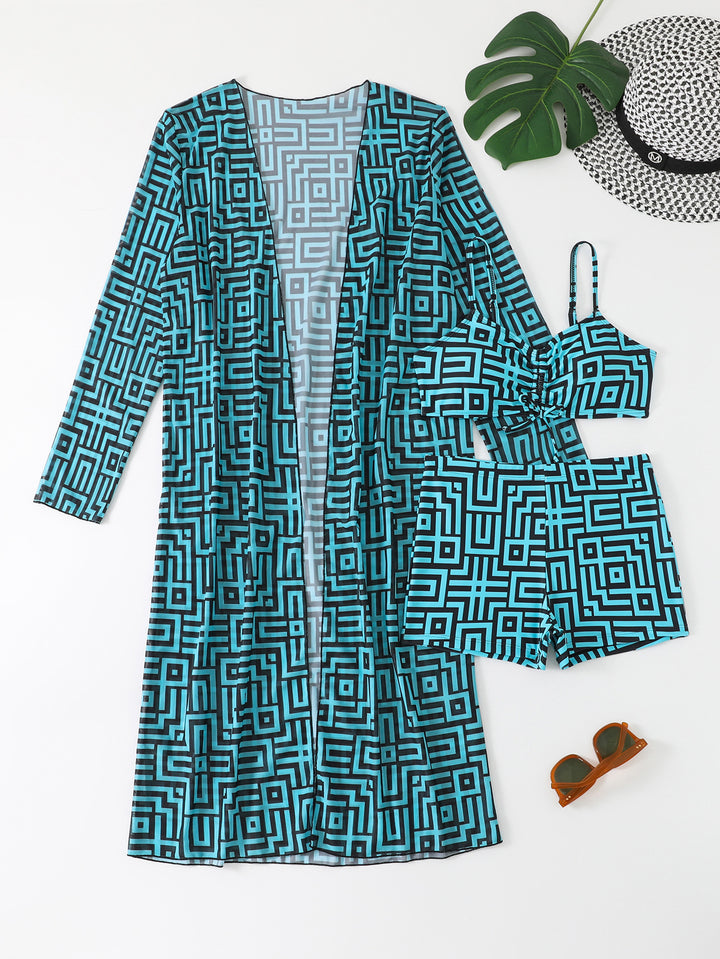 Women's Beach Dress with Stylish Bikini Set Mune Fashion