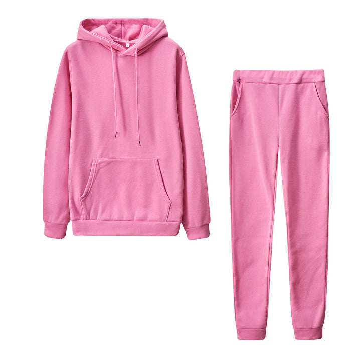 Women's nan Cozy loungewear set with oversized hoodie, kangaroo pocket and slim high waist jogging pants Mune Fashion