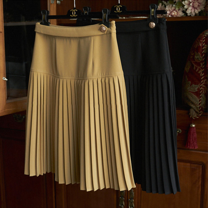 Women Pleated Skirt with Elegant Design Mune Fashion