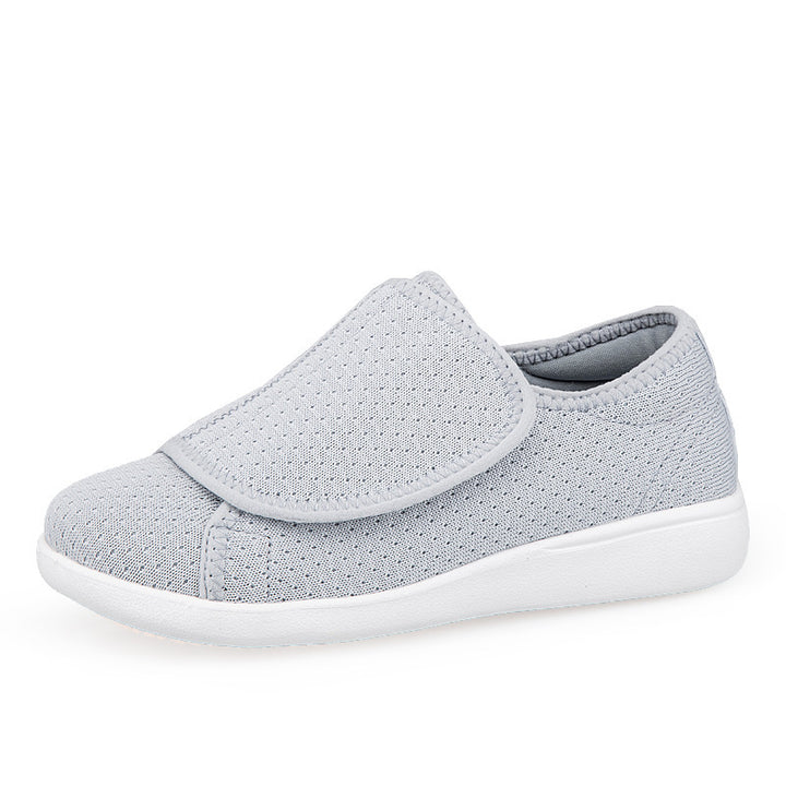 Men's orthopedic slipper with adjustable Velcro, breathable mesh and shock-absorbing foam sole Mune Fashion