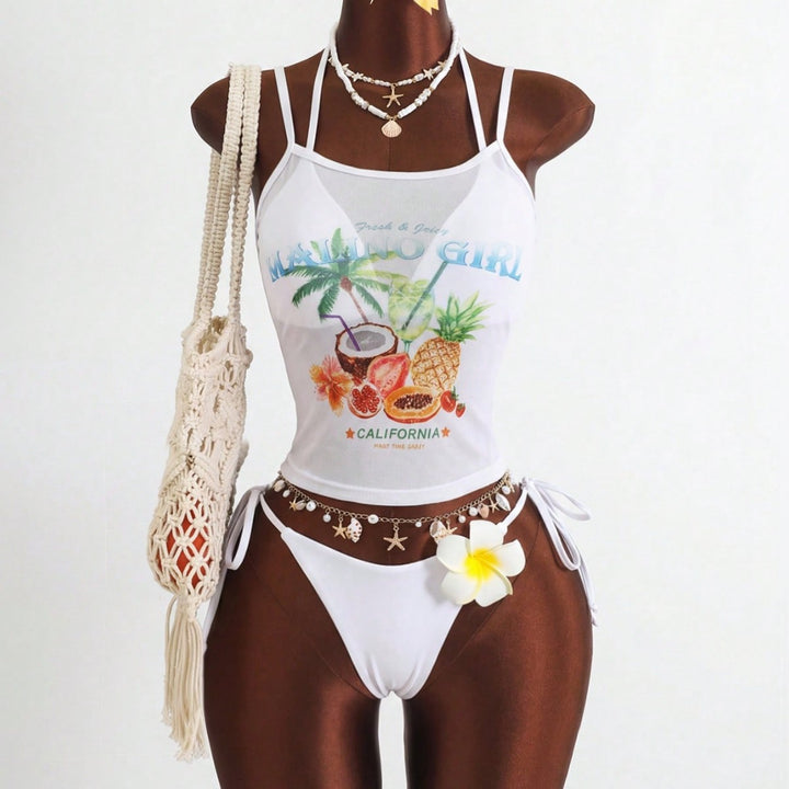 Women's swimsuit with trendy graphic design Mune Fashion