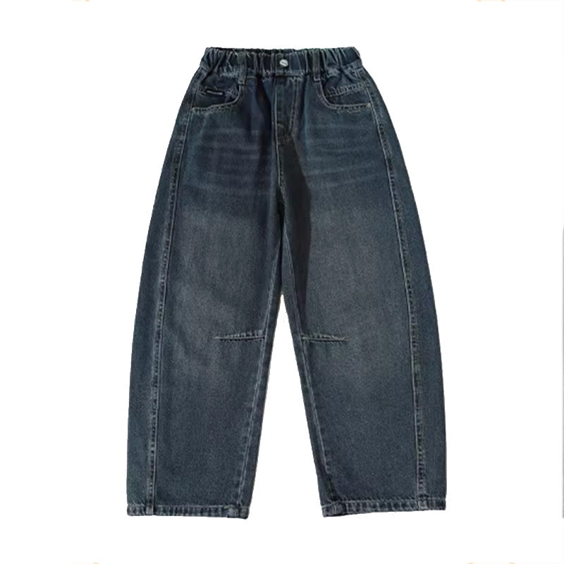 Women casual wide Denim pants Mune Fashion