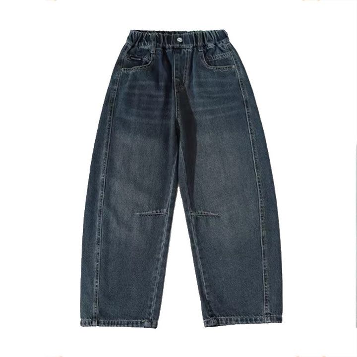 Women casual wide Denim pants Mune Fashion