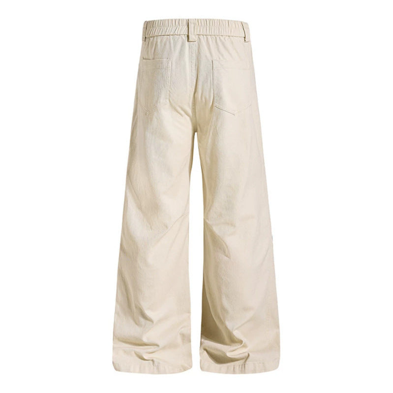Women High-waisted Wide Culotte Pants with Grommet Detail Mune Fashion