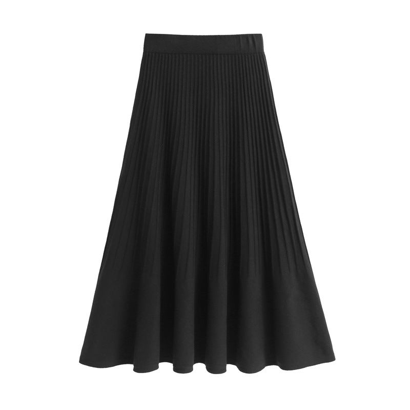 Ladies Pleated A-Line Skirt Mune Fashion