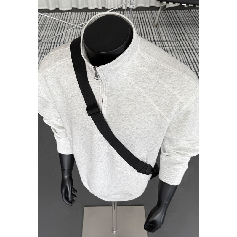 Men's Sporty Zip Sweatshirt with Modern Cut Mune Fashion