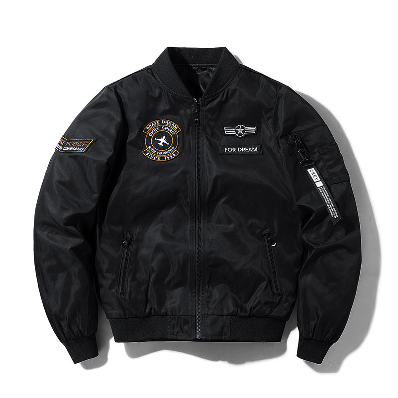 Men's sporty bomber jacket with practical pockets and stylish design Mune Fashion