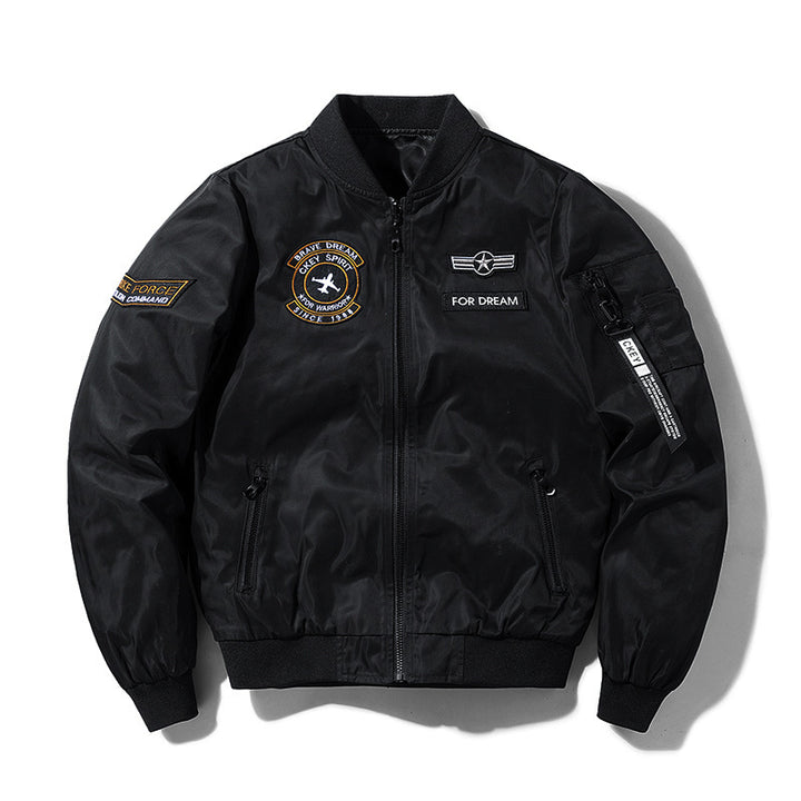 Men's sporty bomber jacket with practical pockets and stylish design Mune Fashion