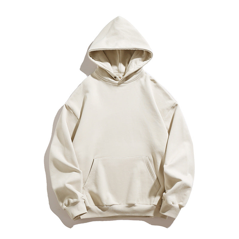 Unisex Relaxed-Fit Cotton Blend Hoodie with Pre-Washed Look and Kangaroo Pocket Mune Fashion