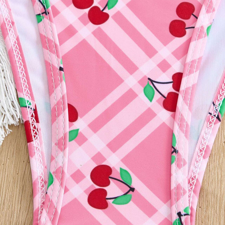 Women’s triangle bikini with fresh cherry design Mune Fashion