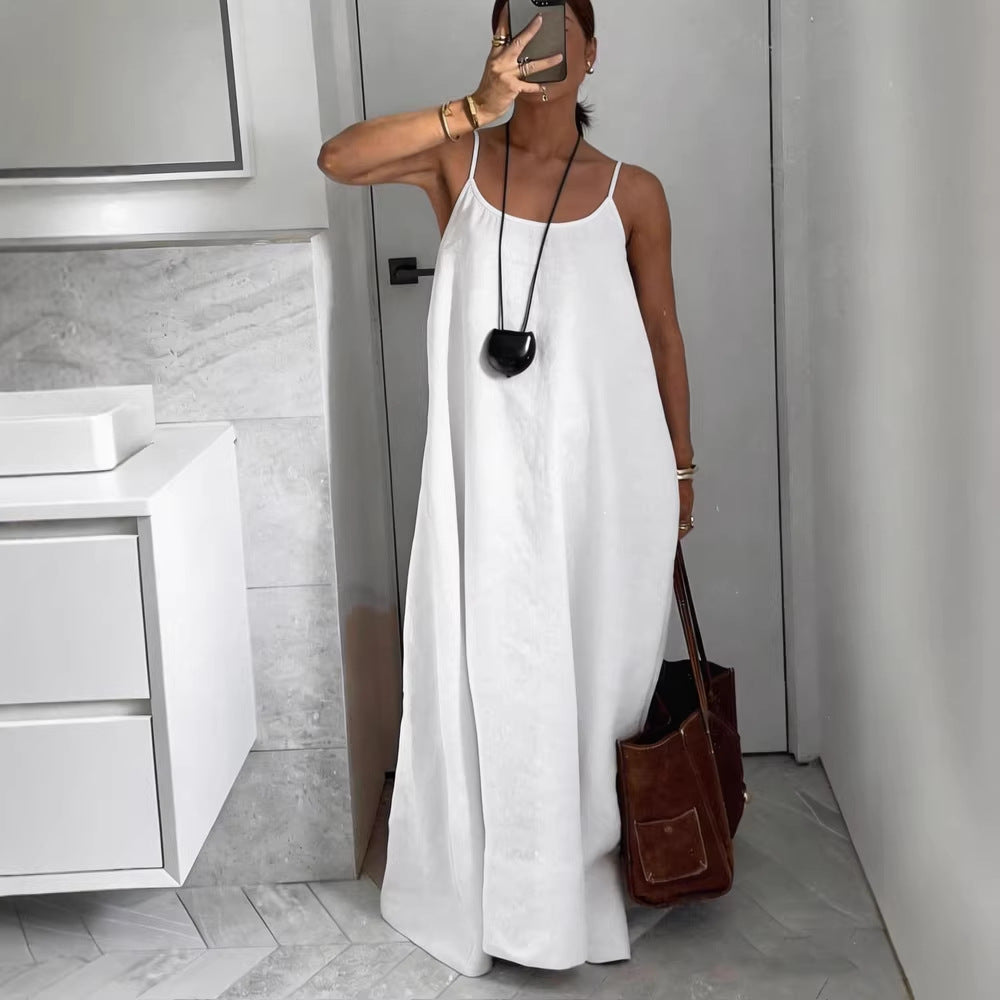 Ladies Lightweight Summer Dress with Deep Neckline Mune Fashion