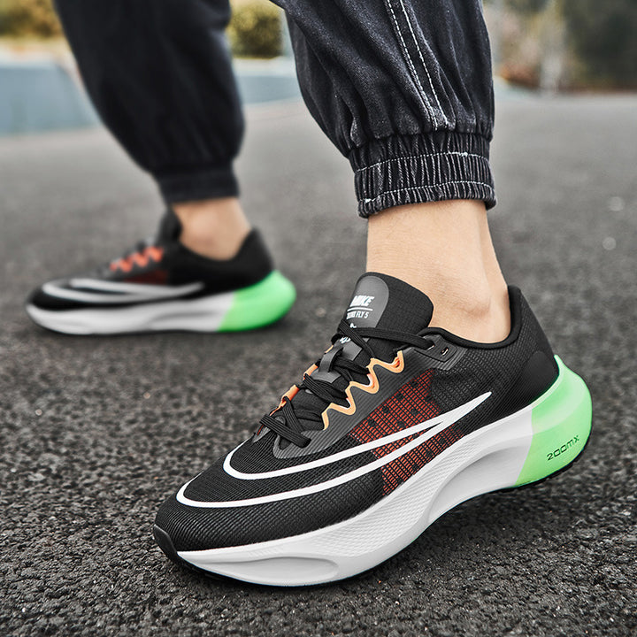 Unisex energy-efficient marathon running shoes with reactive foam midsole and stable heel cap Mune Fashion