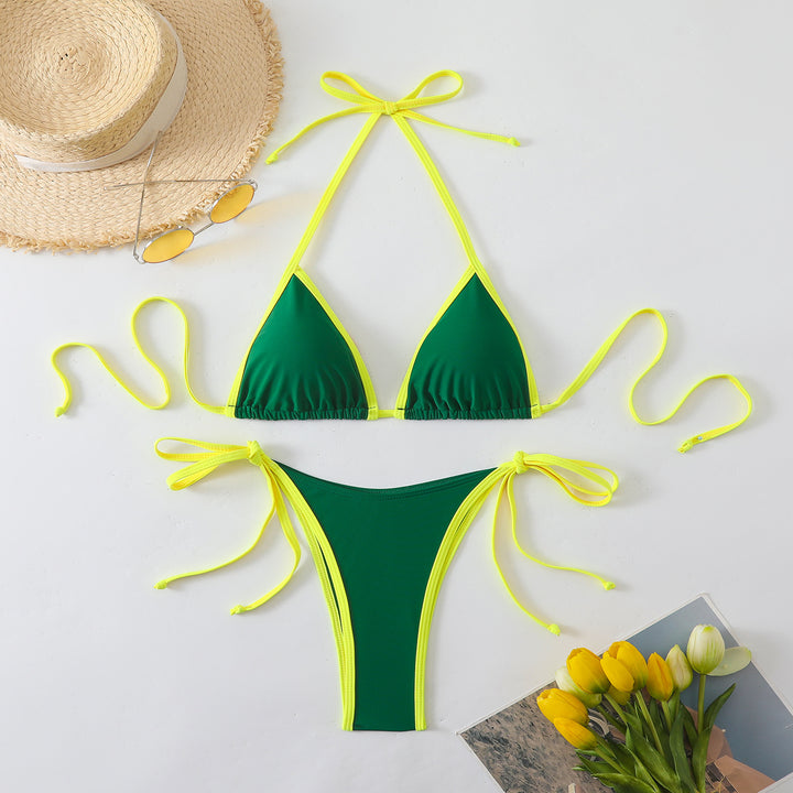 Ladies Triangle Bikini with elegant bows Mune Fashion