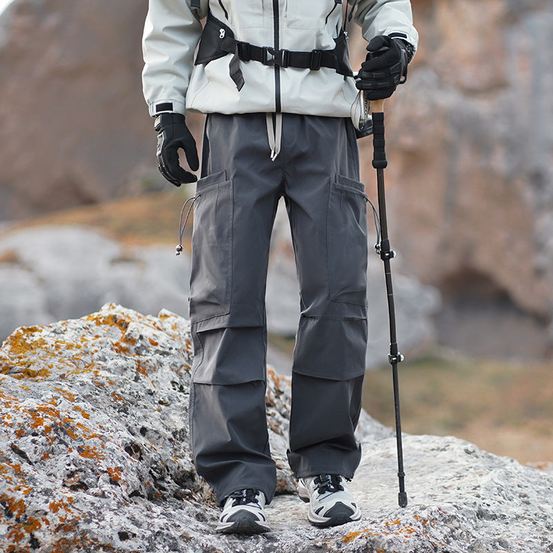Men's outdoor cargo pants with reinforced knees, water-repellent and breathable Mune Fashion