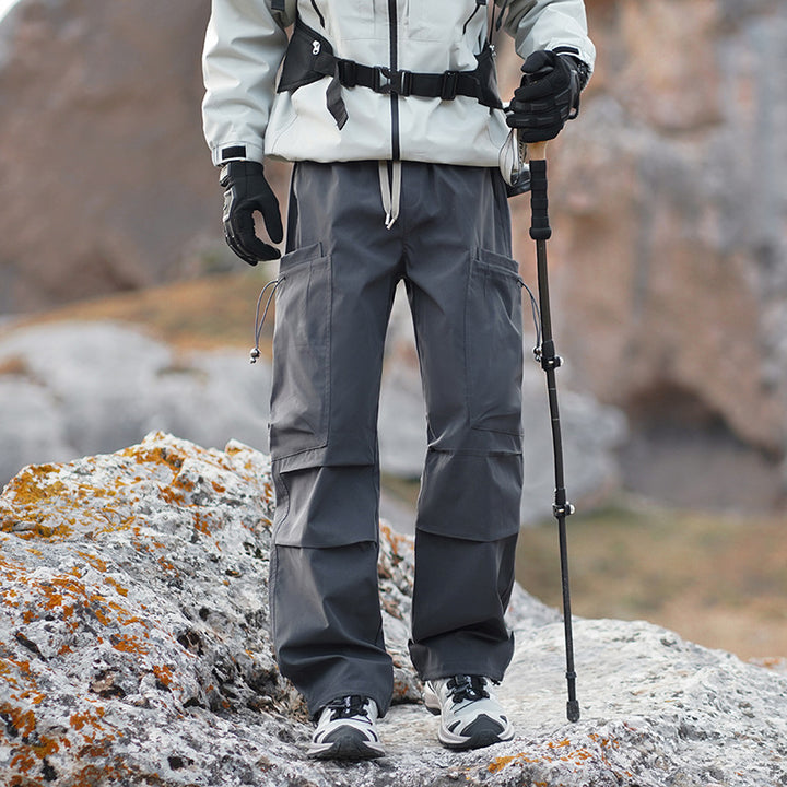 Men's outdoor cargo pants with reinforced knees, water-repellent and breathable Mune Fashion