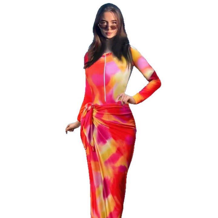 Women’s Fashionable UV Protection Swimsuit with Wrap Detail Mune Fashion