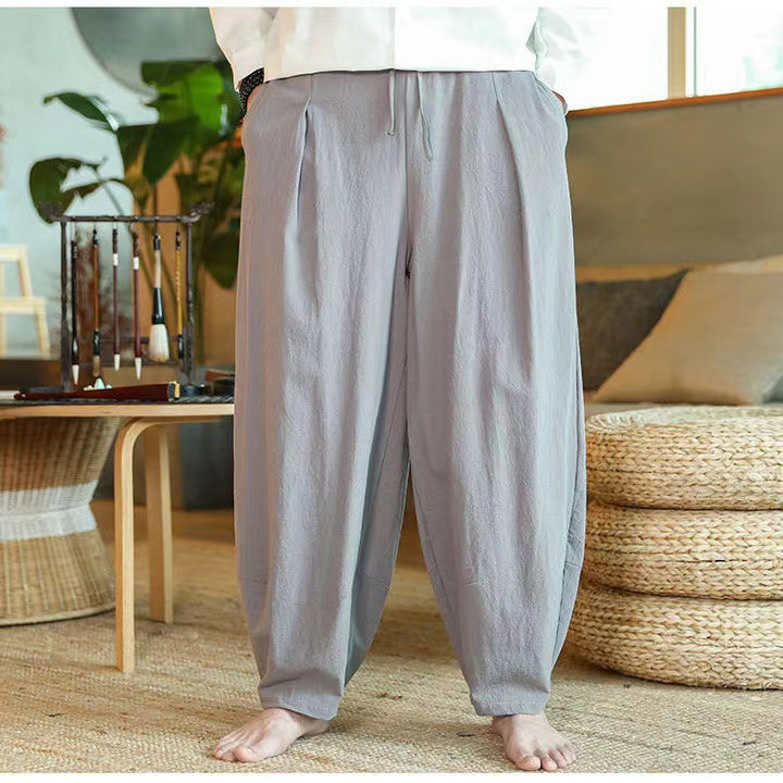Unisex nan modern oversized harem jogger with deep drop, drawstring and side pockets Mune Fashion