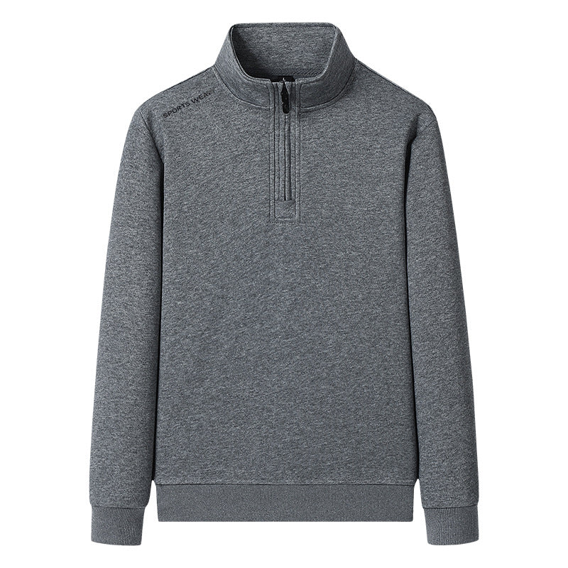 Men's Sporty Stand-Up Collar Sweater Mune Fashion