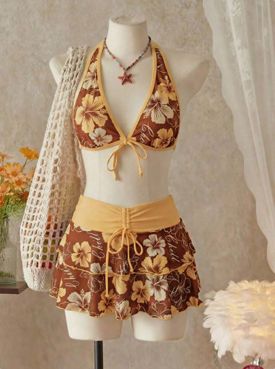 Women's Bikini Set with Skirt Mune Fashion