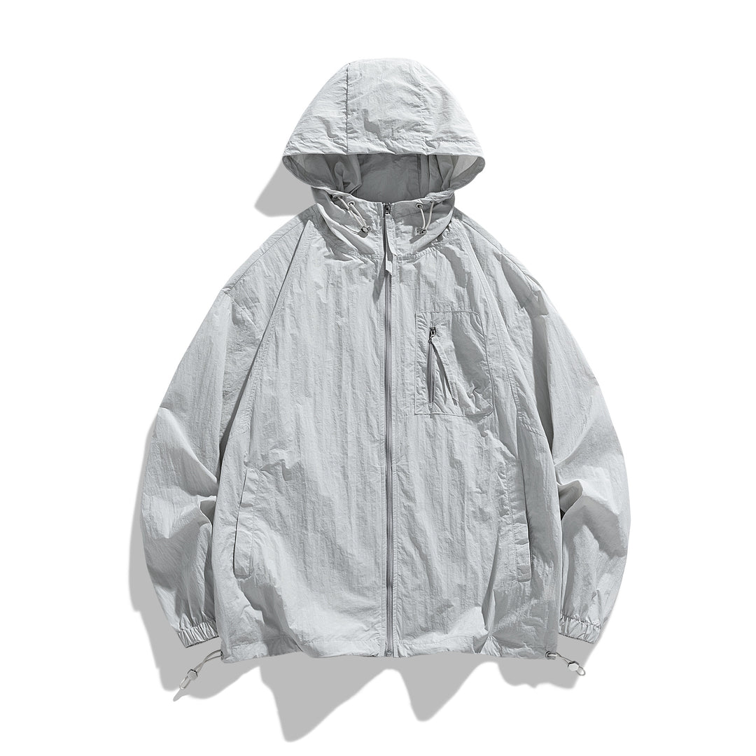 Men's Lightweight Windbreaker with Hood