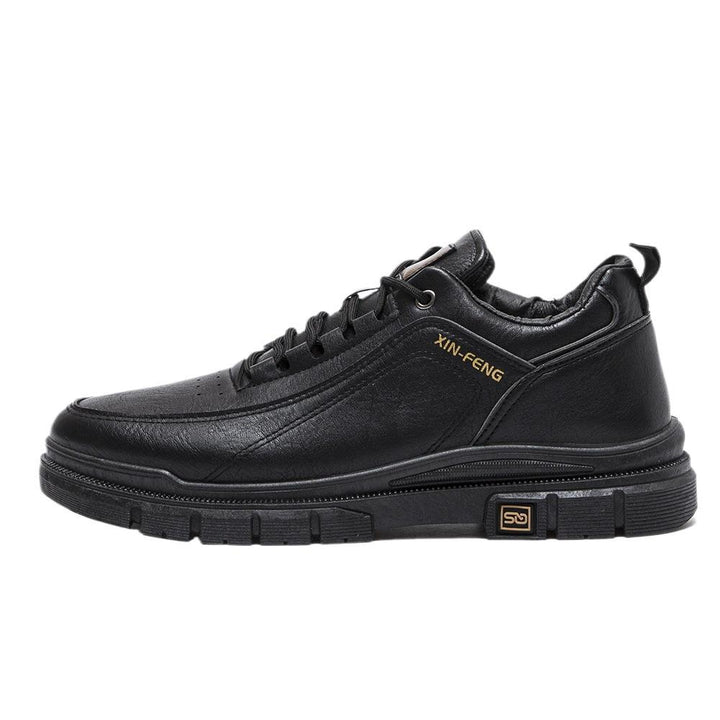Men's Sporty Leather Sneakers Mune Fashion