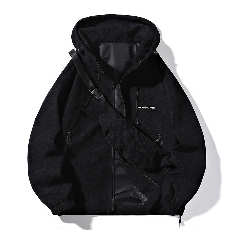 Men's sporty transitional jacket with graphic pattern Mune Fashion