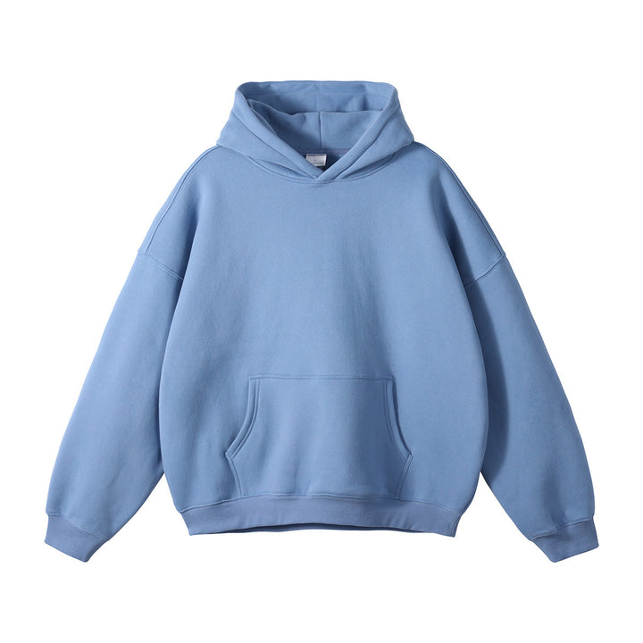 Unisex wide-cut hoodie with dropped shoulders, kangaroo pocket, and ribbed cuffs Mune Fashion