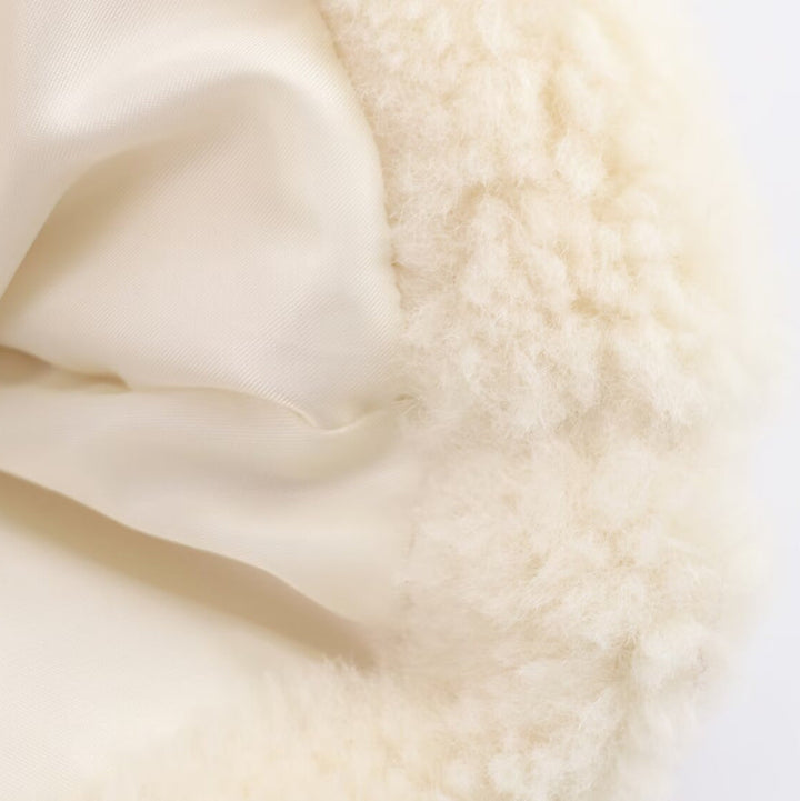 Women's Teddy Fur Jacket with Belt and Soft Lining Mune