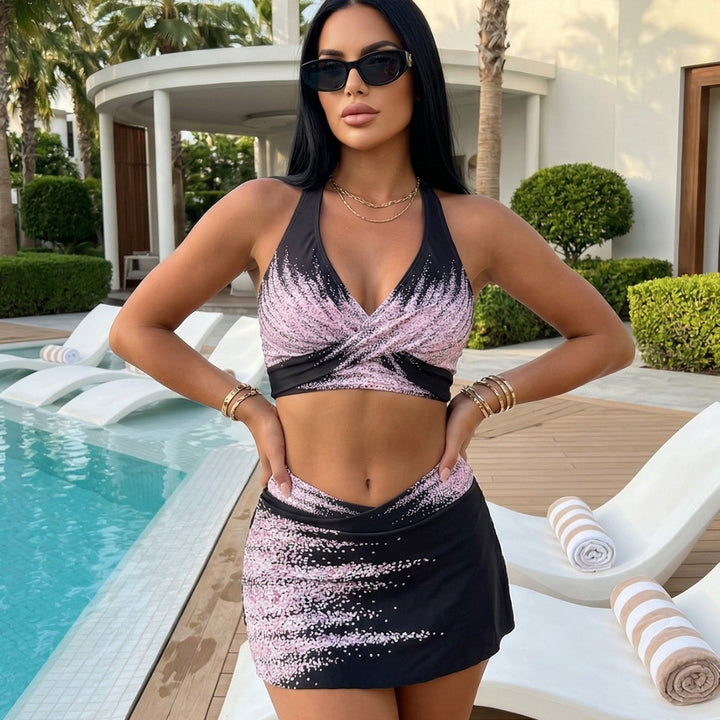 Women’s bikini set with elegant wrap skirt and exciting top Mune Fashion