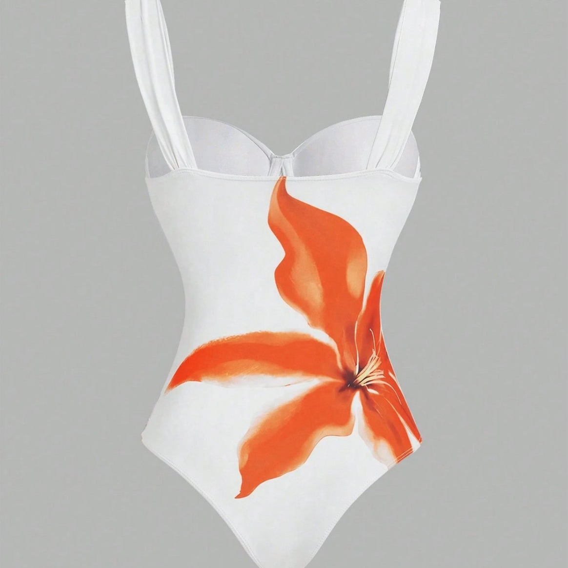 Women's swimsuit with elegant floral design and matching wrap skirt Mune Fashion