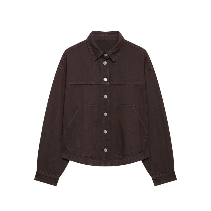 Women's Oversize Worker Jacket made of Cotton Twill Mune Fashion